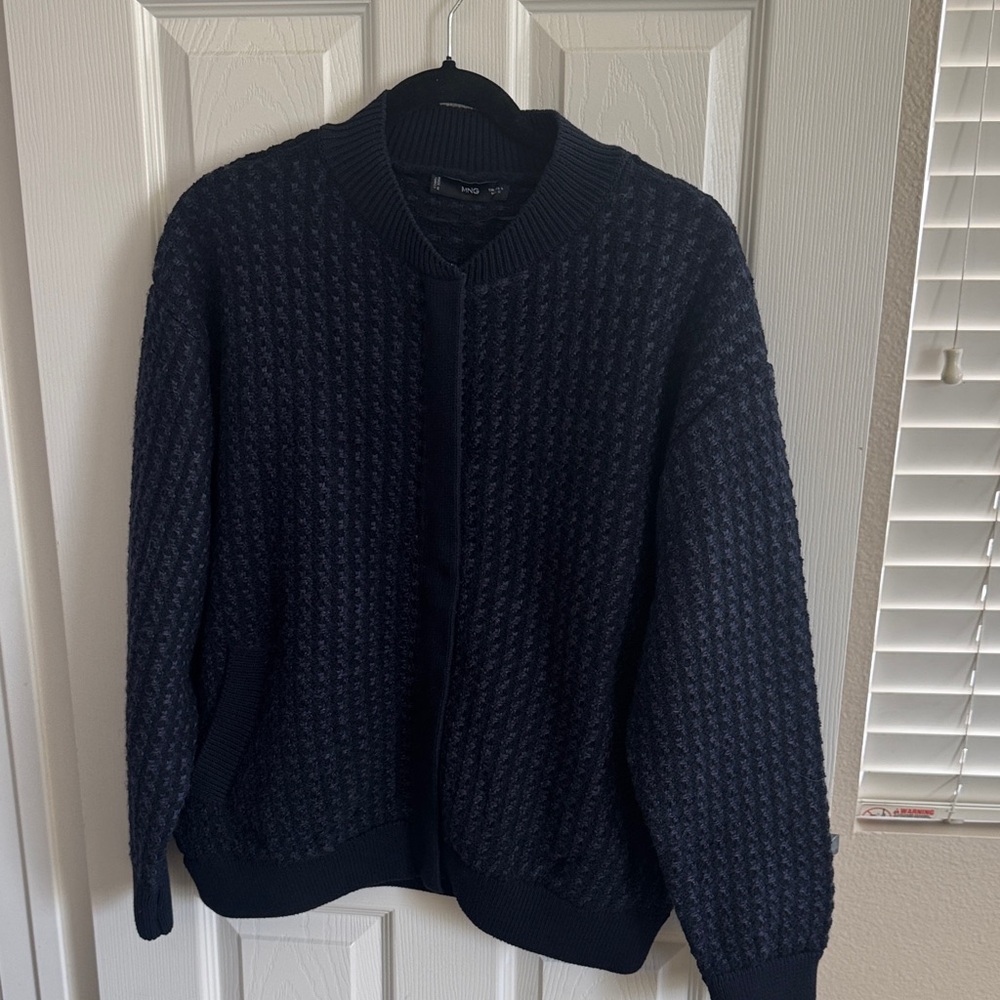 MANGO - Women’s Knitted Bomber Jacket